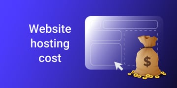 website hosting cost