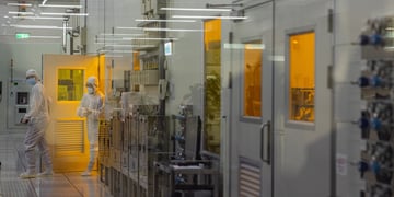 Taiwanese engineers in a nicely lit lab.