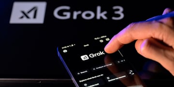 Grok chatbot by xAI on smartphone