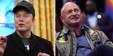 Tesla owner Elon Musk and Senator Mark Kelly