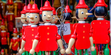 Pinochio figurine