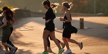 Women running