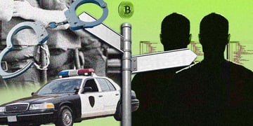 police car handcuffs and cyber criminals