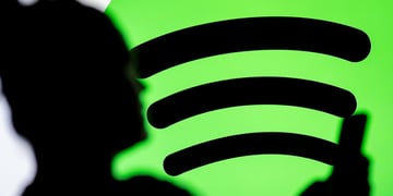 Spotify logo person