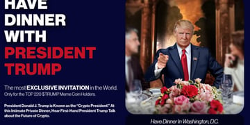 Trump memecoin dinner invite