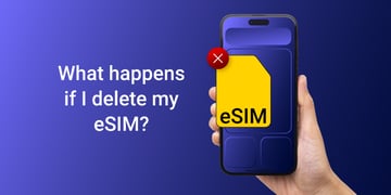 what happens if i delete my esim