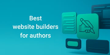 Best website builders for authors banner