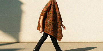 A guy dressed as a carpet.