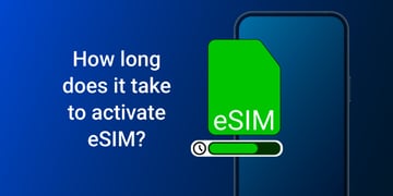How long does it take to activate an eSIM