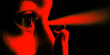 Infrared contact lenses