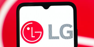 Logo of South Korean electronics company LG