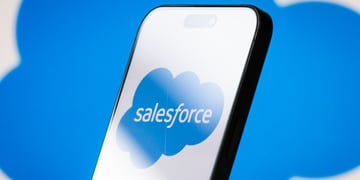 Logo of Salesforce, an enterprise software company