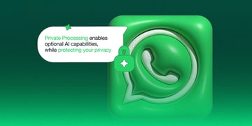 whatsapp logo with green lock