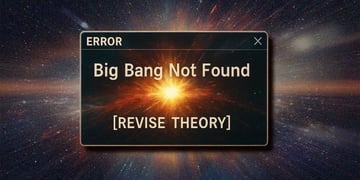 An error file warning, projected onto the cosmos.