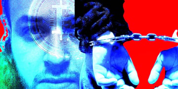 badiss mohamed amide bajjou arrested, blue hands in cuffs
