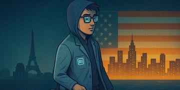 An AI developer leaving Europe and heading for the US.
