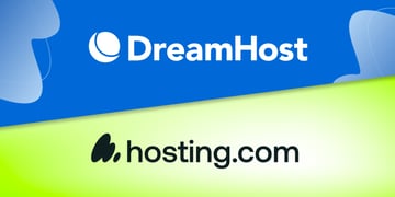 Logo of Dreamhost vs. Hosting.com