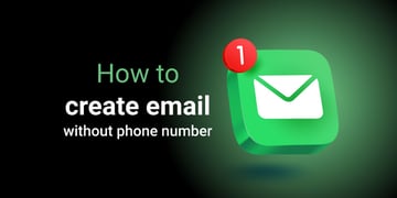 email without phone number