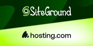 Logo of Siteground vs. Hosting.com