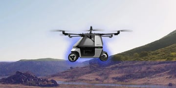 Skyrider flying motorcycle