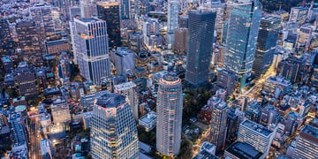 downtown skyscrappers