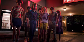 Cast of Netflix show Stranger Things
