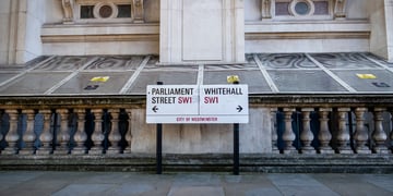 Whitehall in London, UK