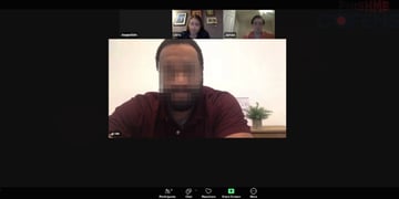 Fake Zoom call