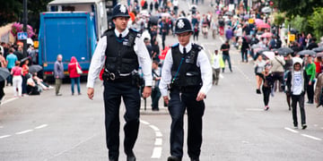 Police at the Notting Hill Carnival