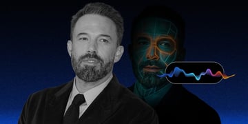 ben-affleck, man in suit, tie, white shit, beard, digital copy of it, voice wave