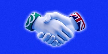 OpenAI shaking hands with the UK government; partnership
