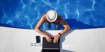 Workation in the pool