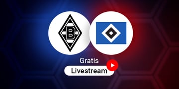 Mönchengladbach vs. HSV Logos für Bundesliga Spiel in der Saison 2025/2026