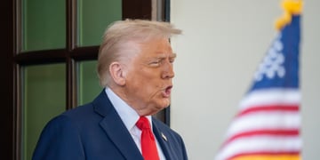 President Donald Trump face