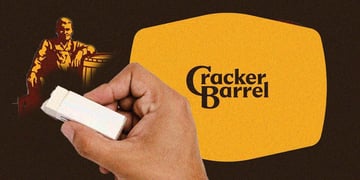 Cracker Barrel unerase their logo; Cracker Battel reverses on logo change