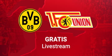 Team Logos zum Spiel BVB Dortmund vs. Union Berlin in der Bundesliga