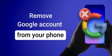 Remove google account from your phone