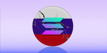solana blockchain russian flag cracked