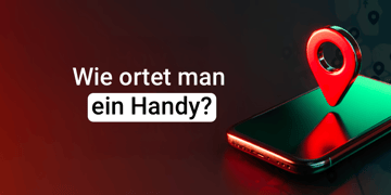 Standort Symbol über einer Handy Illustration