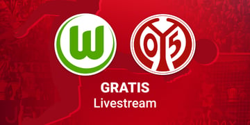 Team Logos zum Spiel Wolfsburg vs. Mainz in der Bundesliga