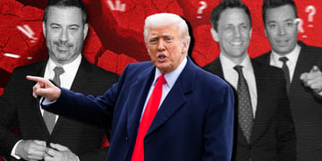 Late-night hosts Jimmy Kimmel, Jimmy Fallon, and Seth Meyers threatened by President Donald Trump