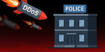 ddos rocket launch police station
