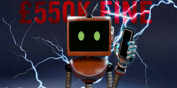 electricity-sparks-robot-talking-on-the-phone