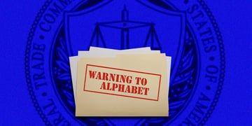 ftc logo warning folder alphabet google