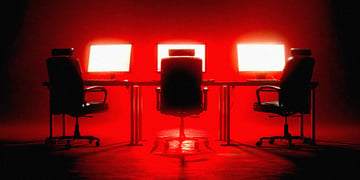 hackers, chairs, pc