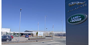 Jaguar Land Rover factory gate