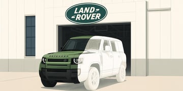 jaguar land rover logo empty car SUV