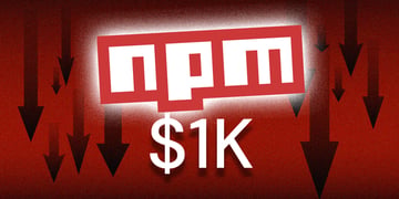 npm logo $1k dollars