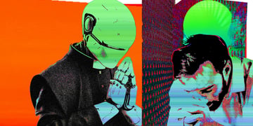 Robot priest taking confession