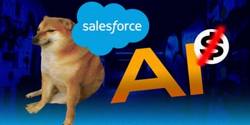 cheems meme ai salesforce logo ai dollar sign